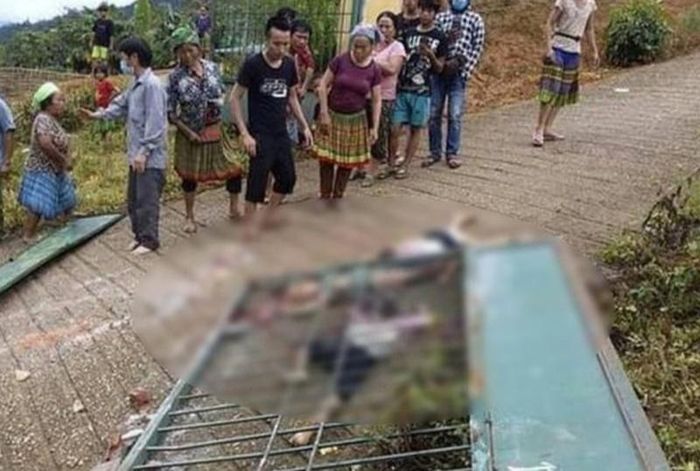 Hiện trường nơi xảy ra vụ việc.
