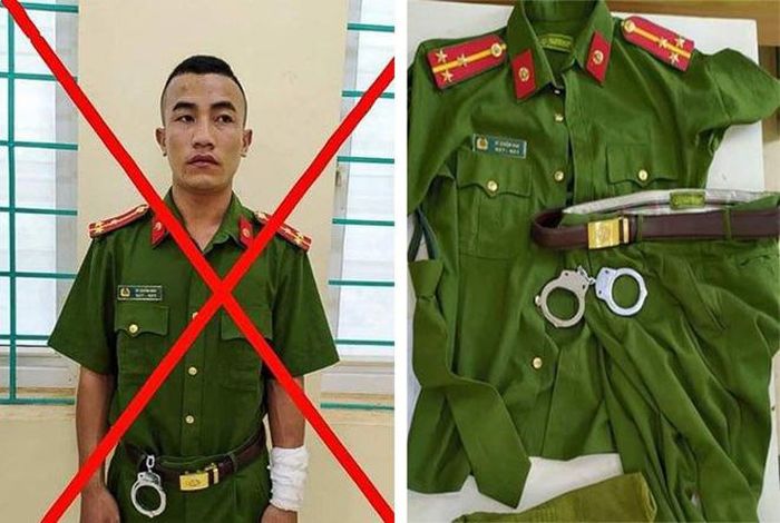 Đối tượng giả danh Công an bị bắt giữ. 