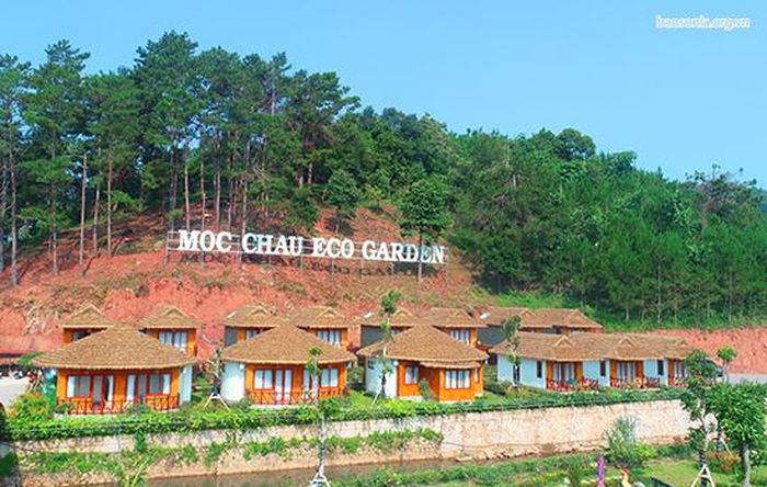 Các căn Bungalow được thiết kế lấy cảm hứng từ ngôi nhà sàn của đồng bào dân tộc Thái.