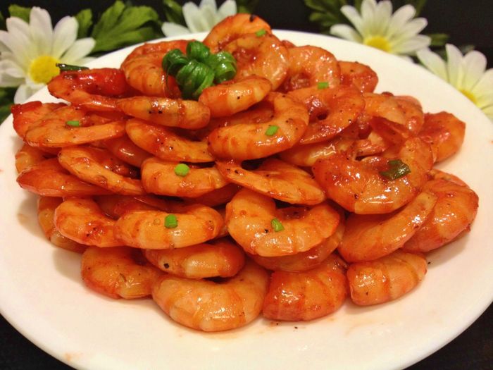 Cơm dừa phải ăn với tôm rang mới đúng điệu