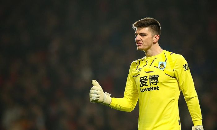  Thủ môn của Burnley, Nick Pope bất ngờ qua mặt những người đồng nghiệp như Alisson Becker, Ederson hay Dean Henderson để nhận giải thưởng này. Cầu thủ 28 tuổi là nhân tố quan trọng giúp Burnley kết thúc mùa giải ở vị trí thứ 10. Ảnh: Getty. 