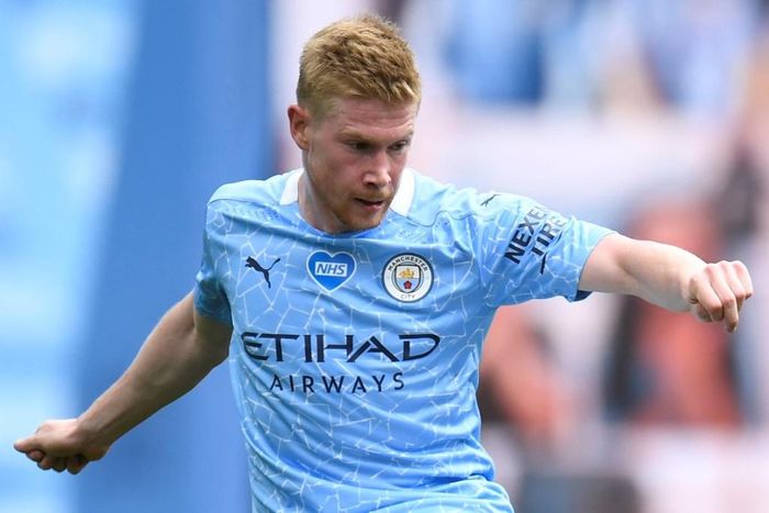  De Bruyne có mùa giải bùng nổ về thành tích và các thông số cá nhân. Tiền vệ người Bỉ ghi 13 bàn và có 20 kiến tạo sau 35 trận tại Premier League. Anh được PFA bầu chọn là cầu thủ hay nhất mùa. Ảnh: Getty. 