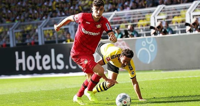 Kai Havertz đã thi đấu rất ấn tượng trong màu áo Leverkusen