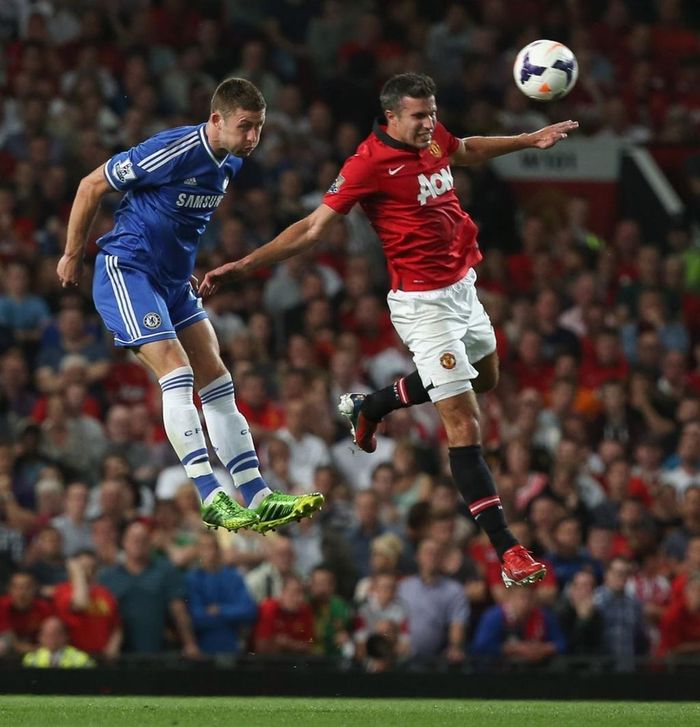  Robin van Persie có 5 cú hat-trick trong màu áo Arsena lẫn MU. Ảnh: Getty.