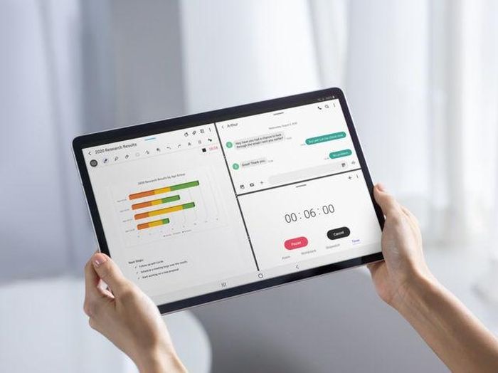 Galaxy Tab S7+ là mẫu máy tính bảng mới nhất của Samsung