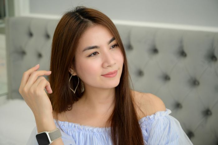  Nữ diễn viên vẫn giữ được nhan sắc tươi tắn sau 4 năm kết hôn. Ảnh: Bá Ngọc. 