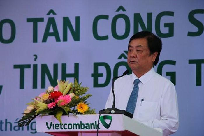 Bí thư Tỉnh ủy Lê Minh Hoan phát biểu tại lễ khánh thành