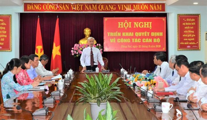 Hội nghị triển khai quyết định về công tác cán bộ
