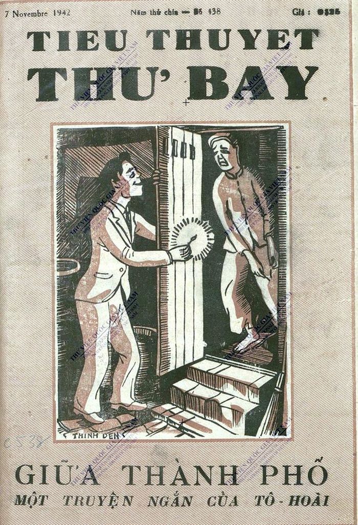 Truyện ngắn "Giữa thành phố" của Tô Hoài trên Tiểu thuyết thứ Bảy, 1942