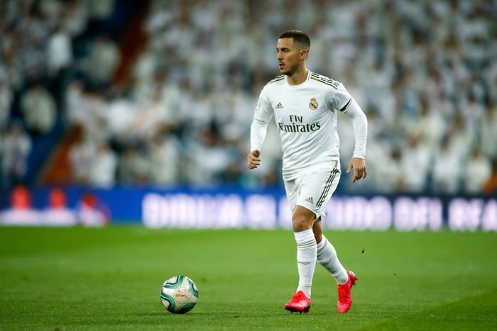Hazard chưa đóng góp nhiều cho Real. Ảnh: Getty.