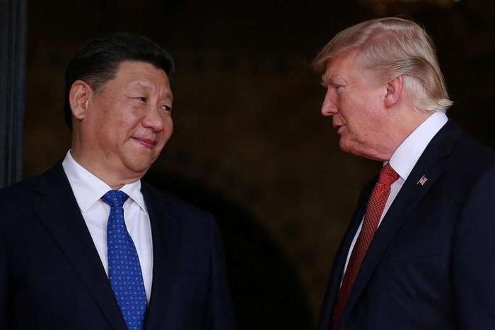 Chủ tịch Trung Quốc Tập Cận Bình (trái) và người đồng cấp Mỹ Donald Trump tại bang Florida (Mỹ) năm 2017. Ảnh: REUTERS