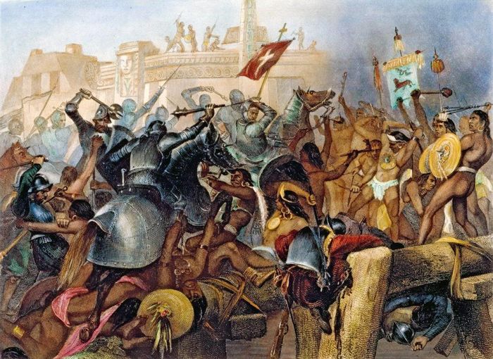 Cuối cùng, quân đội Tây Ban Nha giành được thắng lợi trước lực lượng Aztec. Nhiều nhà cửa, đền thờ, đường xá... ở Tenochtitlan bị phá hủy hoặc hư hại do cuộc chiến khốc liệt gây ra.
