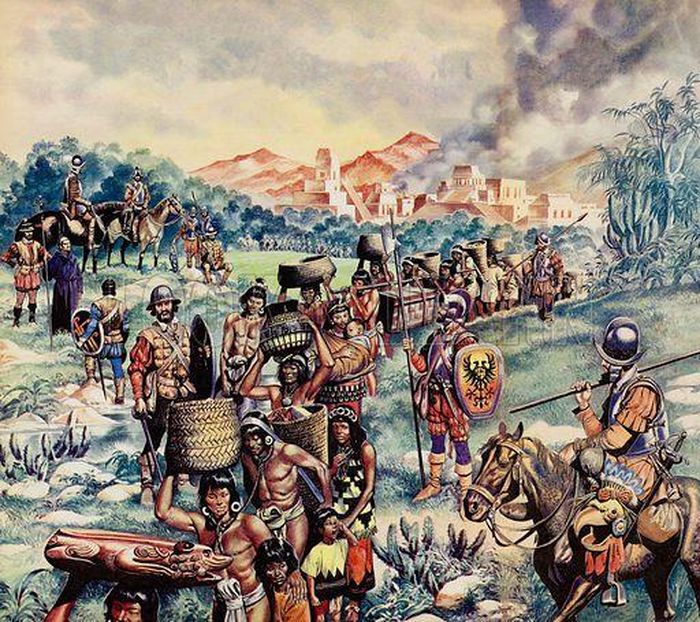 Vì vậy, trong thời gian 3 tháng, binh sĩ Tây Ban Nha có những cuộc chiến ác liệt và đẫm máu với binh lính Aztec.