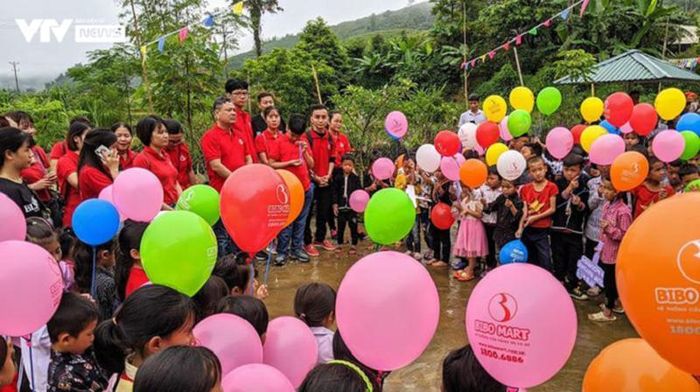 Trung thu về với học sinh vùng cao tỉnh Lao Cai. Ảnh VTV