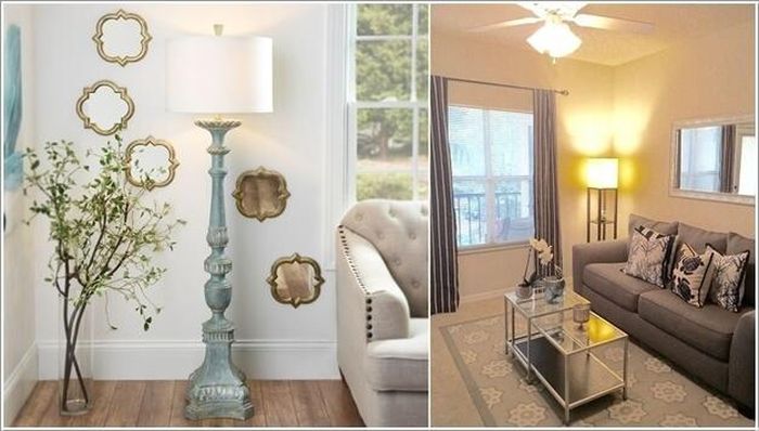Sử dụng đèn chụp tại góc chết khiến cả không gian căn phòng bừng sáng.