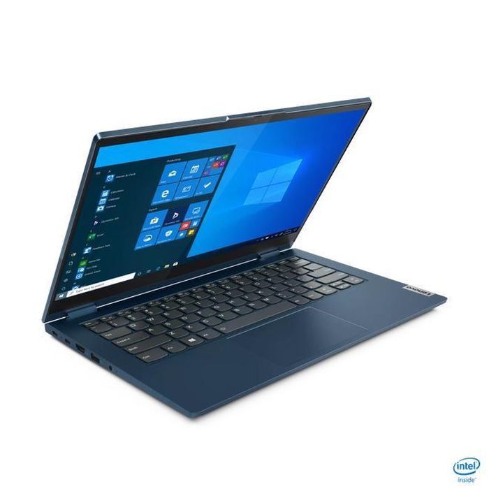 Lenovo ThinkPad X1 Nano và ThinkPad 14s Yoga màu xanh dương. Ảnh: Lenovo.