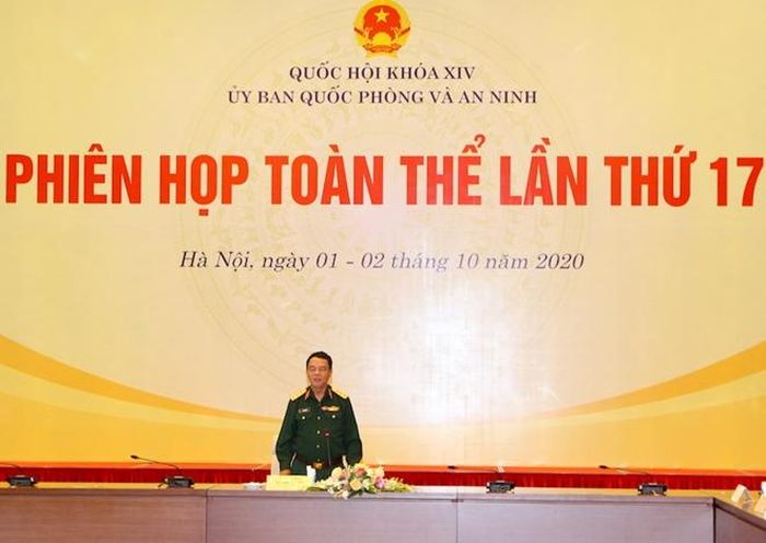 Chủ nhiệm UBQPAN Võ Trọng Việt kết lại nội dung thảo luận.