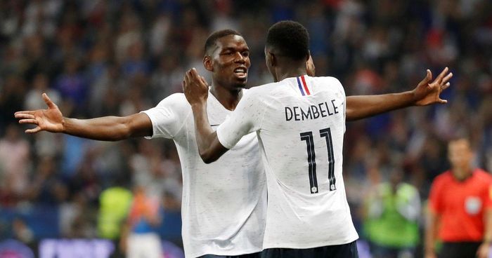 Pogba thuyết phục Dembele đến MU
