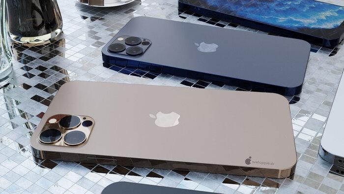 Thiết kế mới khiến iPhone 12 trông nam tính hơn. Dù vậy, với kích thước thân máy khá lớn, sườn máy vát phẳng có thể khiến người dùng cảm thấy đôi chút cấn tay khi cầm máy và sử dụng trong thời gian dài. (Ảnh: svetapple.sk)