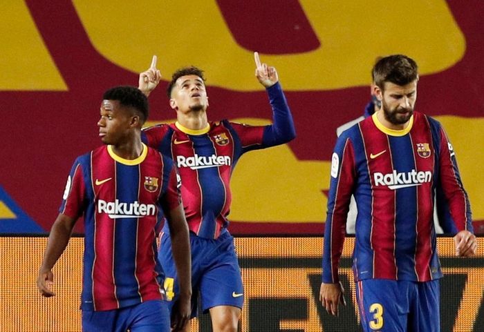 Tuy nhiên, niềm vui của đội khách chỉ kéo dài trong 2 phút. Philippe Coutinho ghi dấu với bàn thắng đầu tiên cho Barca kể từ tháng 5/2019.
