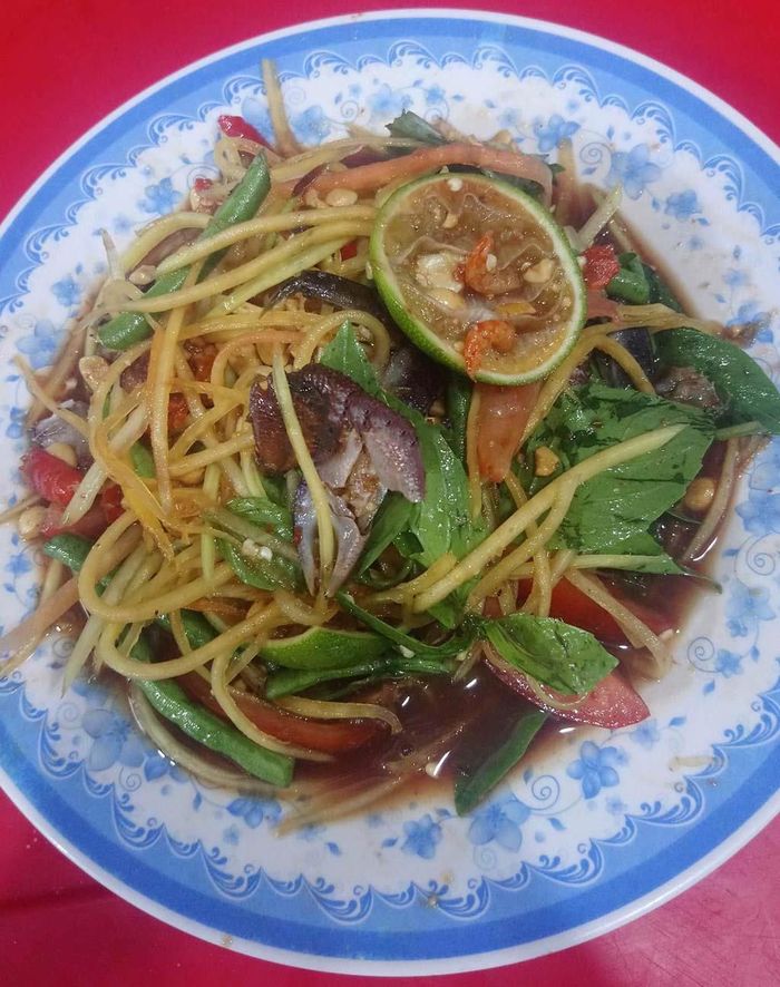 Bok-lo-hong là món gỏi đặc biệt của người Hà Tiên