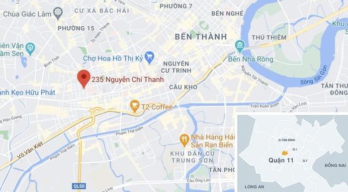 Nơi xảy ra vụ nam thanh niên đập xe BMW. Ảnh: Google Maps.