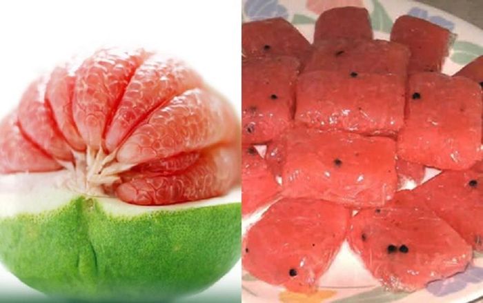 Vỏ bưởi sau khi gọt phần vỏ xanh bên ngoài, rồi thái mỏng, ngâm nước cho nở đều, người ta sẽ nhồi và rửa nước nhiều lần cho đến khi nào nếm thấy hết đắng là được, sau đó ép khô. Khế chua bào mỏng, vắt nước, lược bỏ hột, trộn đều vỏ bưởi với nước khế rồi đem hấp cách thủy.
