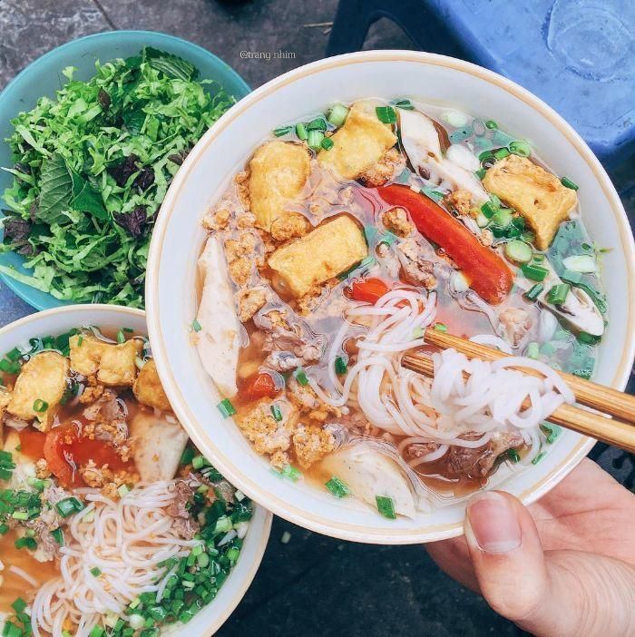 Bún bưng Bát Đàn có tuổi đời 40 năm