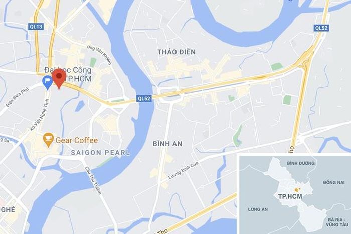 Hẻm 294 Xô Viết Nghệ Tĩnh, nơi phát hiện bé trai. Ảnh: Google Maps.