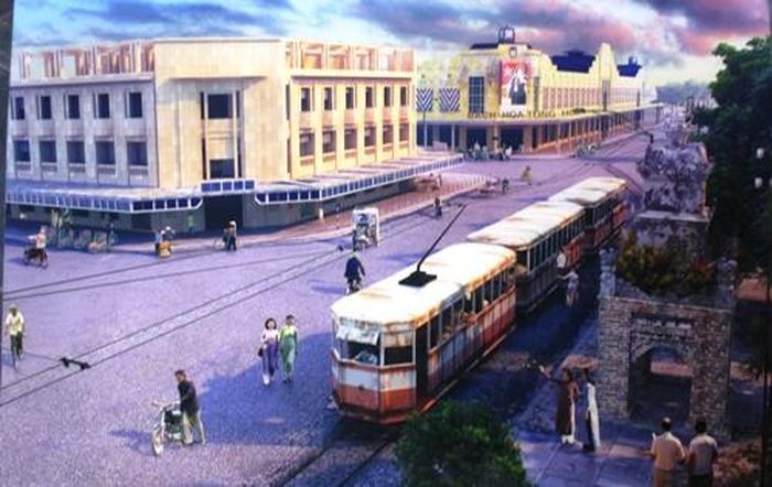 Tàu điện xưa ở Hà Nội