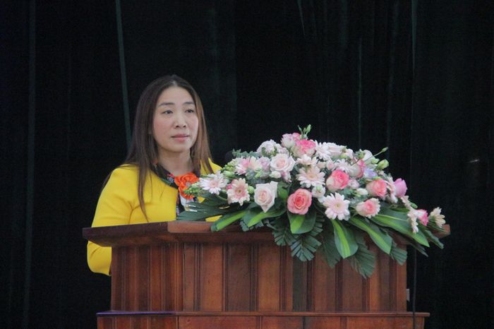 Bà Lê Thị Hằng, Phó Vụ trưởng vụ Giáo dục chính trị và công tác học sinh, sinh viên.