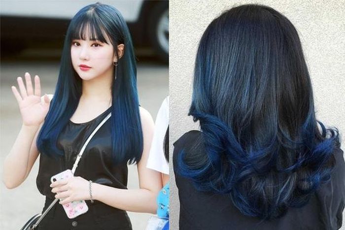 Màu xanh đen thích hợp cho những cô nàng có cá tính mạnh