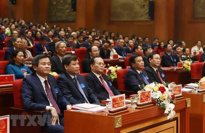  Các đại biểu dự Đại hội. (Ảnh: Hoàng Hùng/TTXVN) 