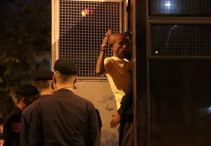  Ít nhất 3 người biểu tình đã bị bắt giữ, Reuters dẫn lời một nhóm hoạt động nhân quyền cho biết. Ảnh: Reuters. 