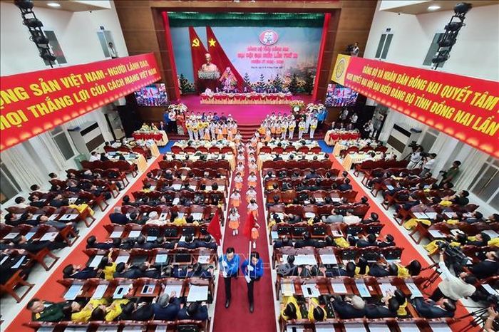 Quanh cảnh Đại hội đại biểu Đảng bộ tỉnh Đồng Nai lần thứ XI. Ảnh: Lê Xuân/TTXVN