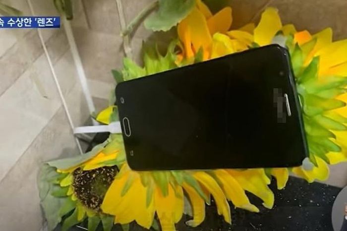 Bố dượng gắn camera sau hoa giả để quay lén con gái riêng.