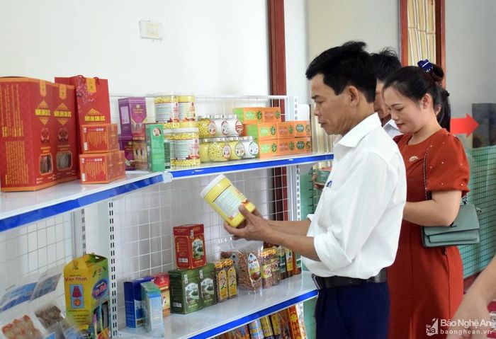Nhiều sản phẩm OCOP của Nghệ An đạt 3 sao trở lên. Ảnh: Xuân Hoàng