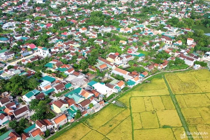 Diện mạo nông thôn ở Yên Thành ngày càng khởi sắc. Ảnh: Thái Dương
