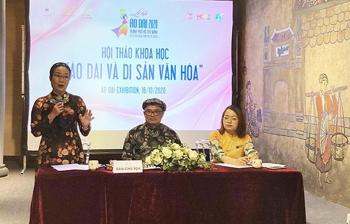 Hội thảo “Áo dài và di sản văn hóa” diễn ra cuối tuần qua tại TP.HCM