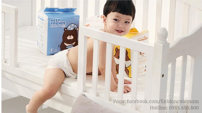 Thiết kế bỉm theo giới tính giúp Enblanc thấm hút tốt hơn