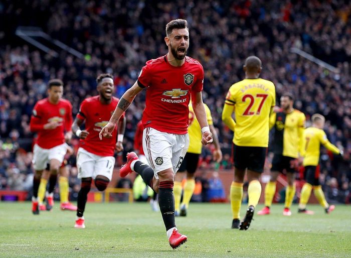  Bruno Fernandes có đủ tố chất và tầm ảnh hưởng để trở thành thủ quân của MU. Ảnh: Getty. 