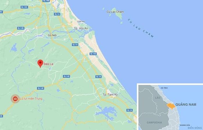  Đèo Le, huyện Quế Sơn, Quảng Nam. Ảnh: Google Maps. 