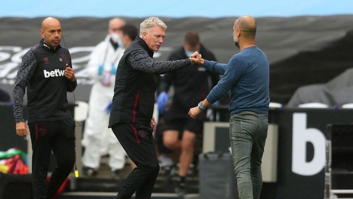 Với trận hòa trước West Ham, Man City chỉ có 8 điểm sau 5 trận đã qua tại Ngoại hạng Anh. Đây là khởi đầu tệ nhất trong sự nghiệp HLV của Pep Guardiola trong khuôn khổ các giải VĐQG. Ảnh: Getty.