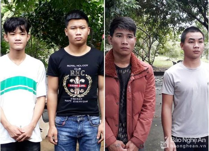 Các đối tượng bị bắt giữ. Ảnh: Nhật Tuấn