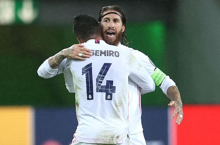  Sergio Ramos xứng đáng là đầu tàu của Real Madrid. Ảnh: Getty. 