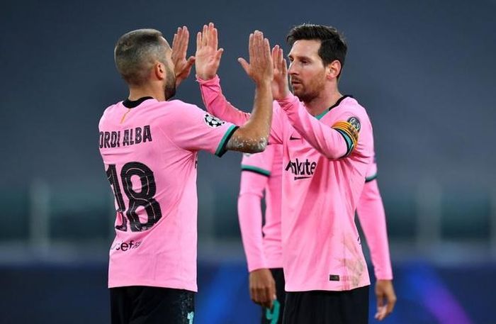 Messi rực sáng trong chiến thắng của Barca. Ảnh: Getty.