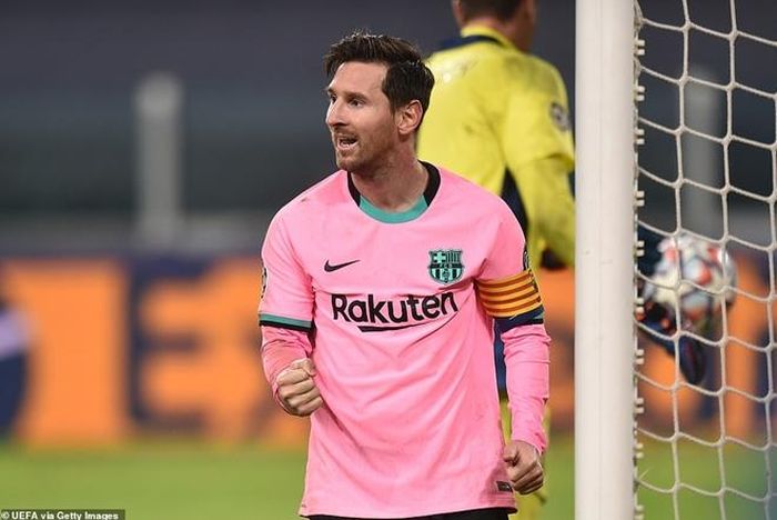 Ngôi sao người Argentina không bỏ lỡ cơ hội để ấn định chiến thắng 2-0 cho Barca.