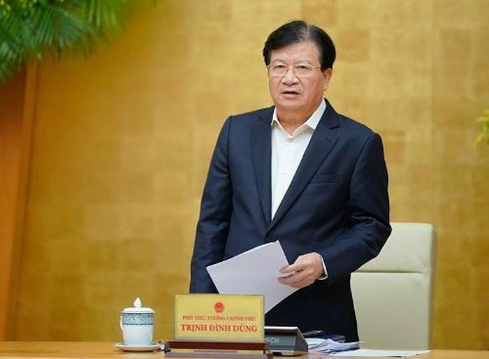  Phó thủ tướng Trịnh Đình Dũng yêu cầu thực hiện 4 nhiệm vụ để khắc phục hậu quả thiên tai. Ảnh: VGP. 