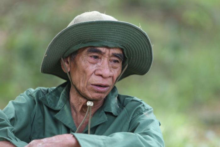 Ông Hồ Văn Đề kể lại tình cảnh của mình.