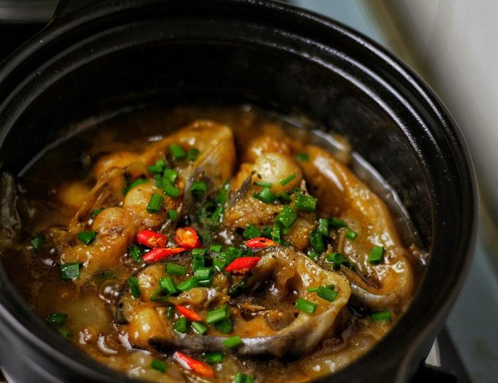 Cá hú quen thuộc với người miền Tây, được chế biến thành nhiều món ngon như lẩu, kho tương, nấu canh chua... Cá hú kết hợp với trái bần chua chua, chát chát, có thể làm nên món kho hoặc món canh đậm đà.